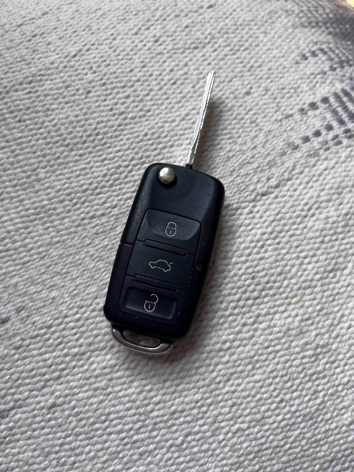 Origineel VW sleutel, Ophalen of Verzenden, Gebruikt