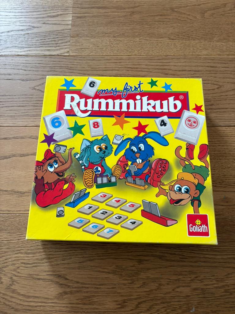 My first Rummikub - vanaf 4 jaar, Een of twee spelers, Ophalen of Verzenden, Zo goed als nieuw