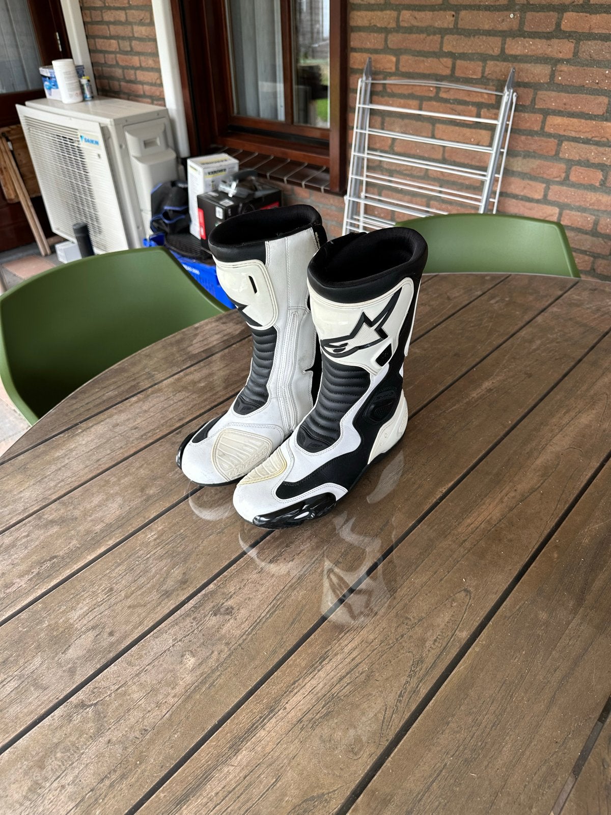 Alpinestars SMX-5 motorlaarzen zwart/wit maat 42, Ophalen of Verzenden, Tweedehands, Heren, Laarzen