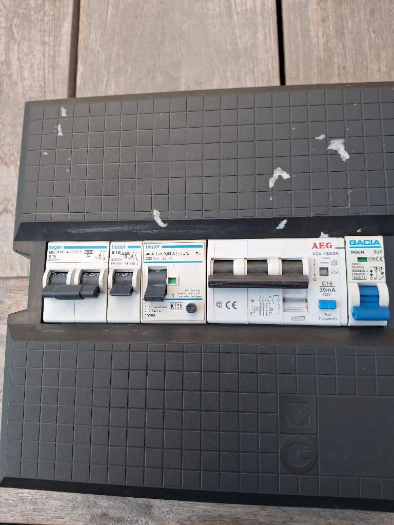 Groepenkast, Doe-het-zelf en Verbouw, Elektra en Kabels, Ophalen of Verzenden, Gebruikt, Overige typen