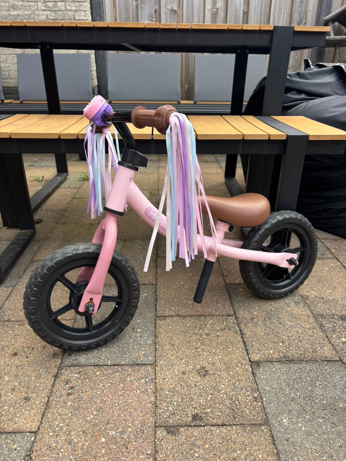 Loopfiets 10inch Hippiez, Ophalen, Zo goed als nieuw, Minder dan 16 inch