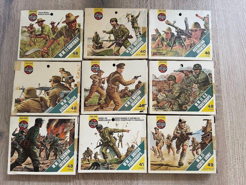 Airfix World War II, Ophalen, Gebruikt, 1:50 of kleiner, Figuur of Figuren
