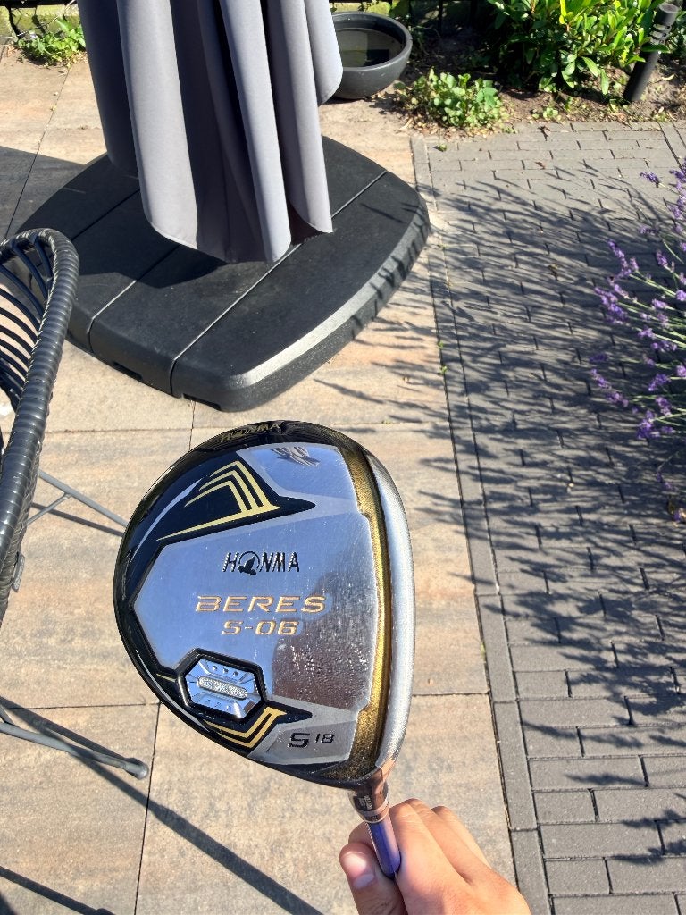 Honma Beres S-06 5 Wood 18 | 2 ARMRQ X S-Flex | Topstaat, Ophalen, Zo goed als nieuw, Club, Overige merken