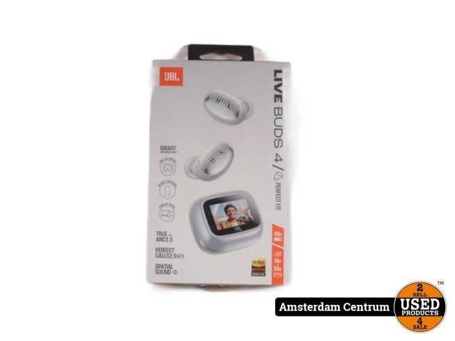 JBL Live Buds 4 Wit - Nieuw Uit Seal
