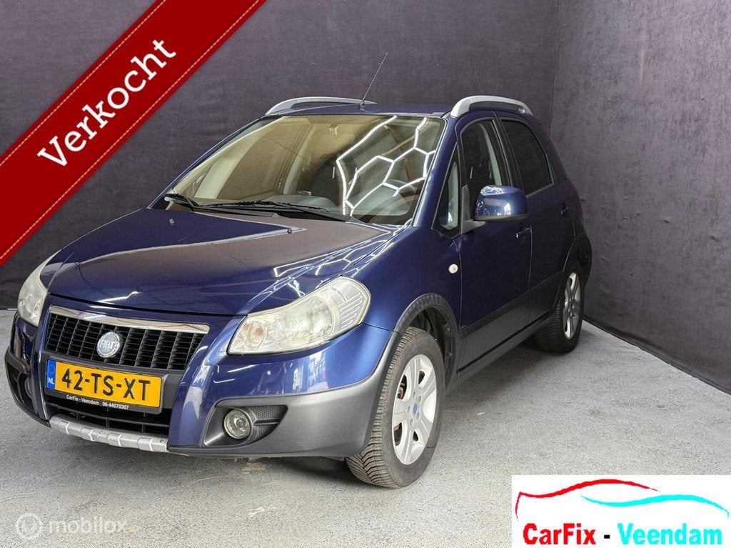 Fiat Sedici 1.6-16V Emotion, Auto's, Fiat, Multifunctioneel stuurwiel, 4 cilinders, Handgeschakeld, Vierwielaandrijving