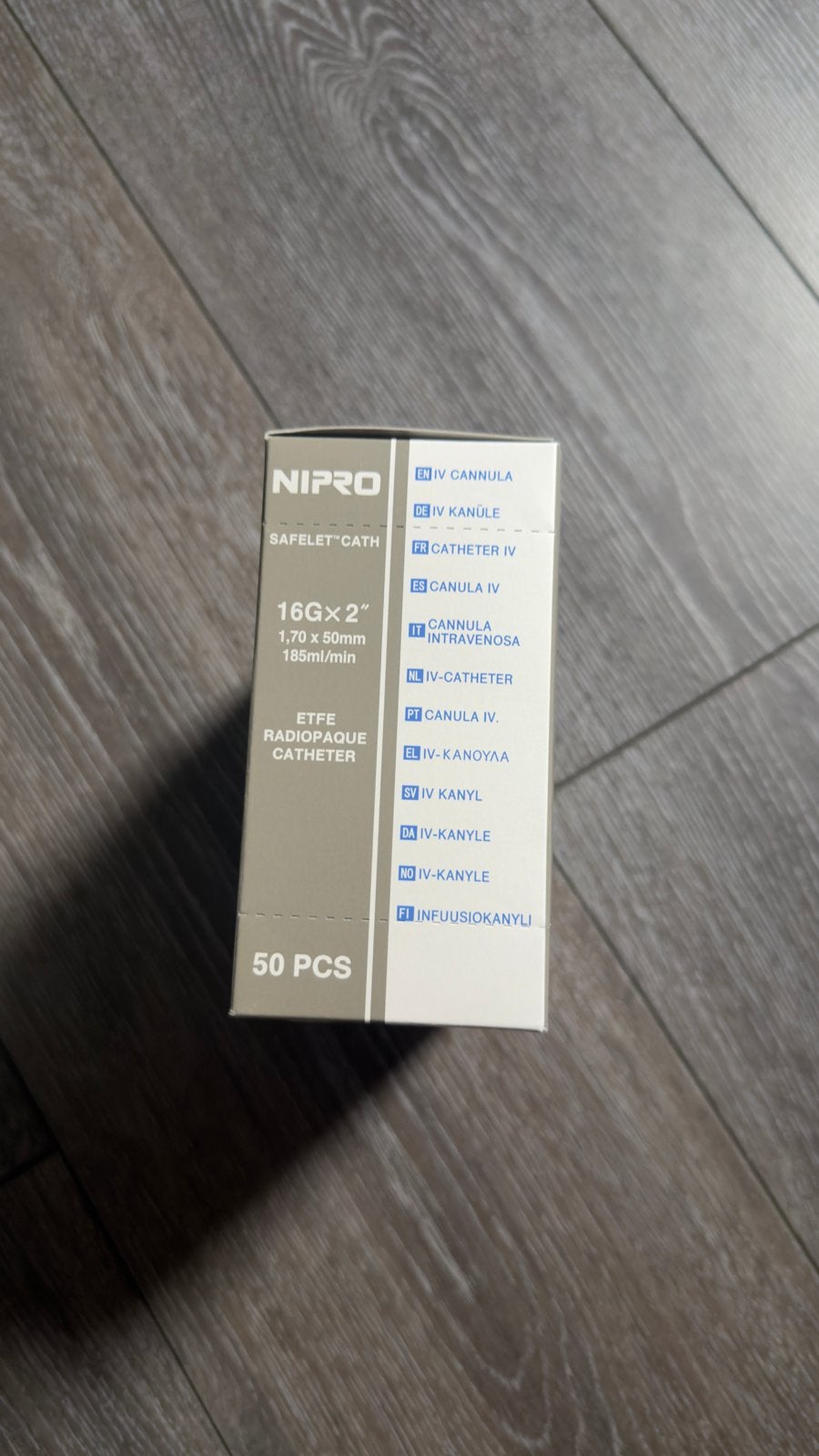 Nipro Safelet Cath IV Cannula / Infuusnaalden / Piercing naa, Ophalen of Verzenden, Nieuw, Overige materialen, Overige typen