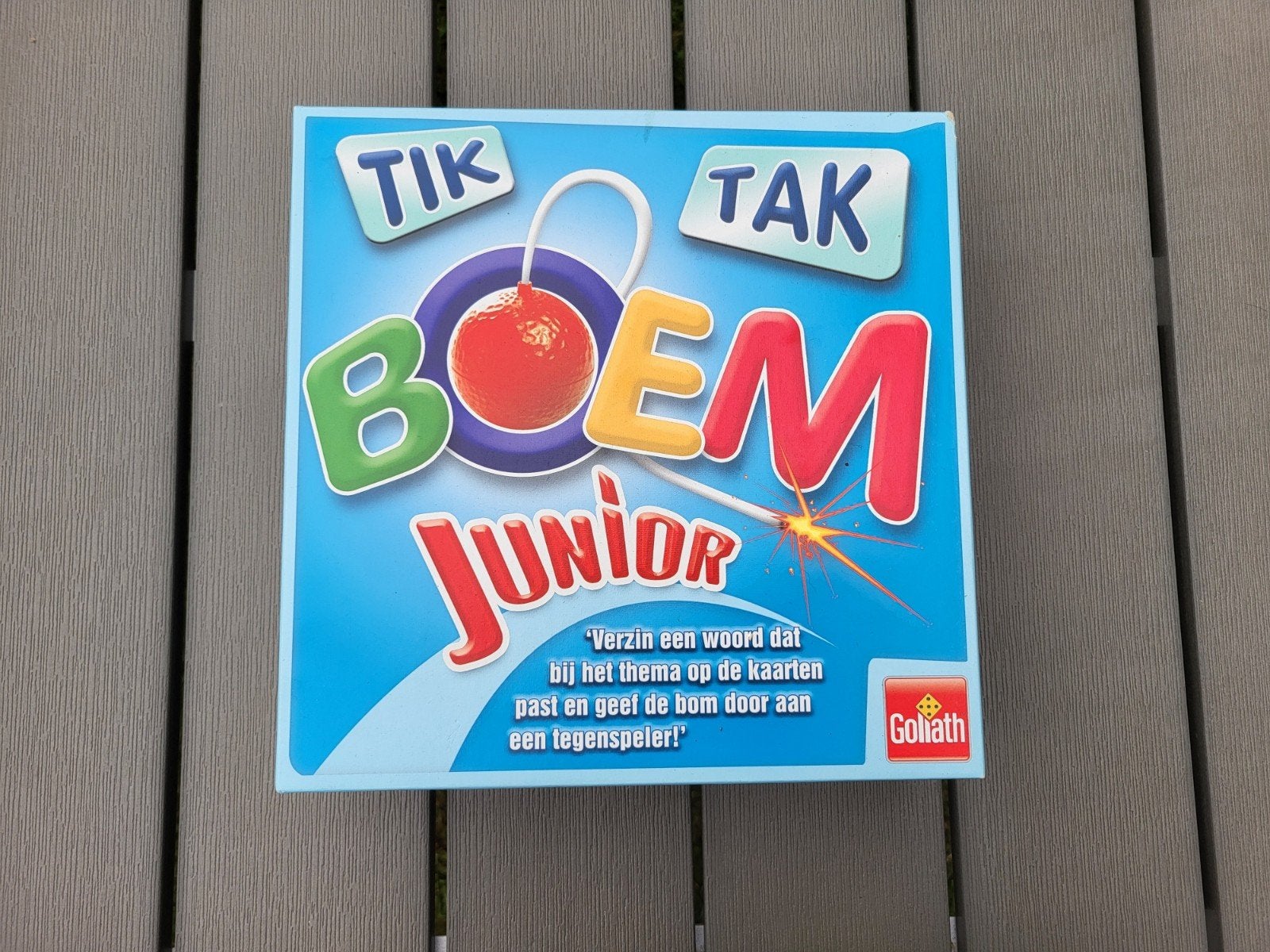 Tik Tak Boem Junior - Goliath Gezinsspel, Vijf spelers of meer, Ophalen of Verzenden, Gebruikt, Goliath