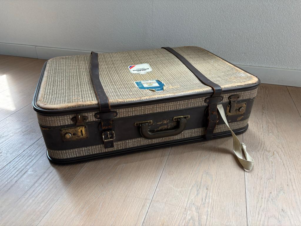 Vintage reiskoffer jaren '60 - Decoratief en authentiek, Ophalen