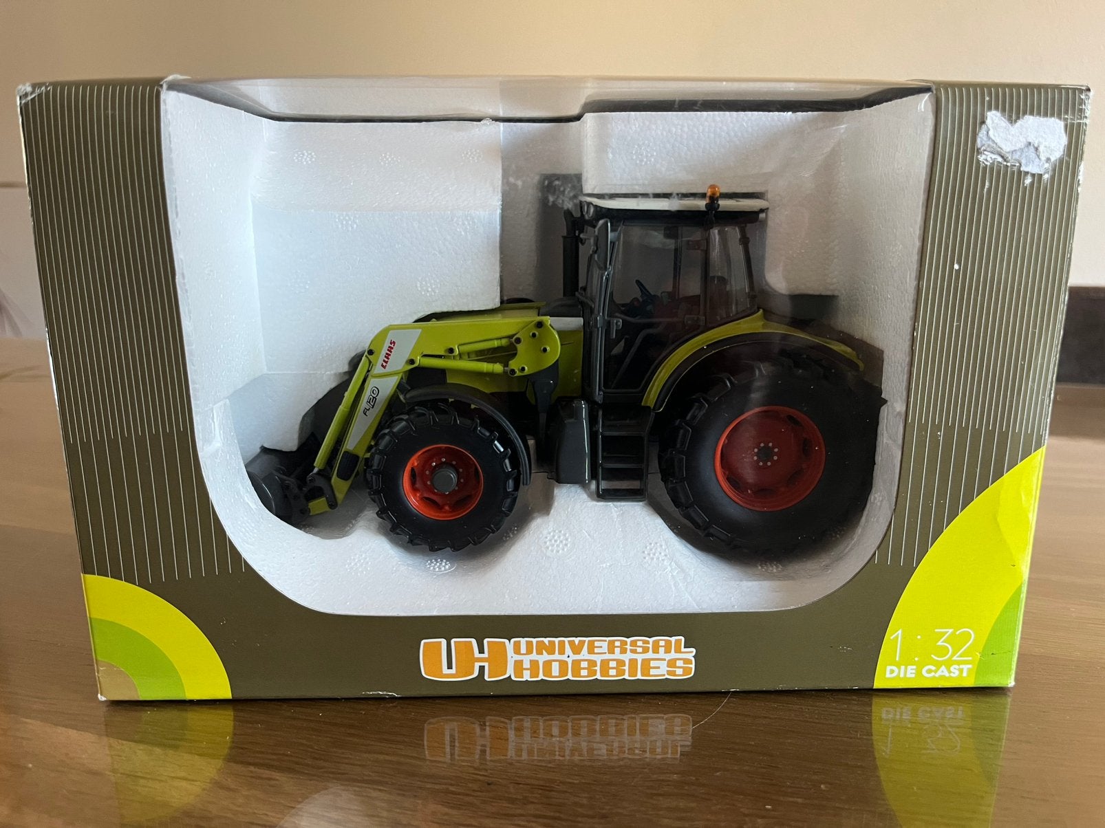 Claas Ares 566 tractor met FL 120 frontlader UH 2698, Ophalen of Verzenden, Nieuw, Tractor of Landbouw, Universal Hobbies