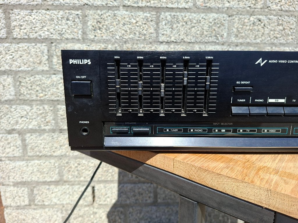 vintage versterker philips type fa-567, Audio, Tv en Foto, Versterkers en Receivers, Ophalen of Verzenden, Gebruikt, Overige merken