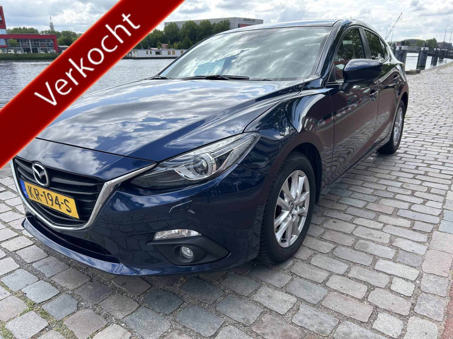 Mazda 3 2.0 TS+ airco/ecc navigatie keurige auto (bj 2014), Auto's, Mazda, Voorwielaandrijving, Stof, Gebruikt, Zwart