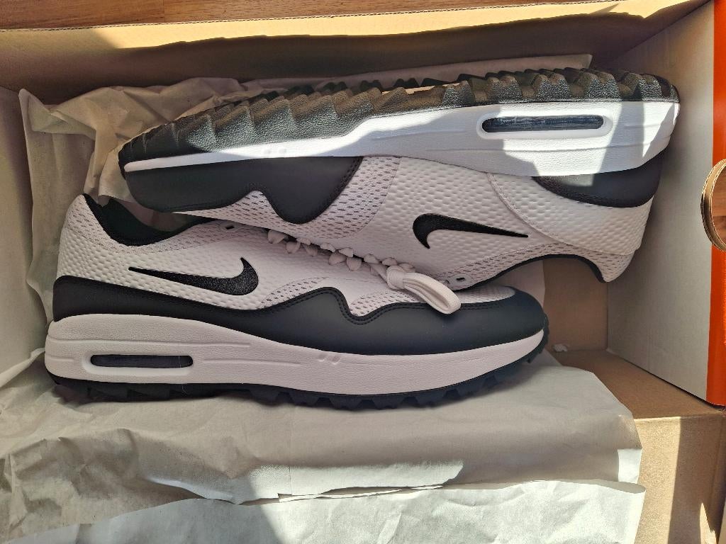 Nike air max 1 G White / Black - Maat 45, Wit, Nike, Ophalen of Verzenden, Sneakers of Gympen