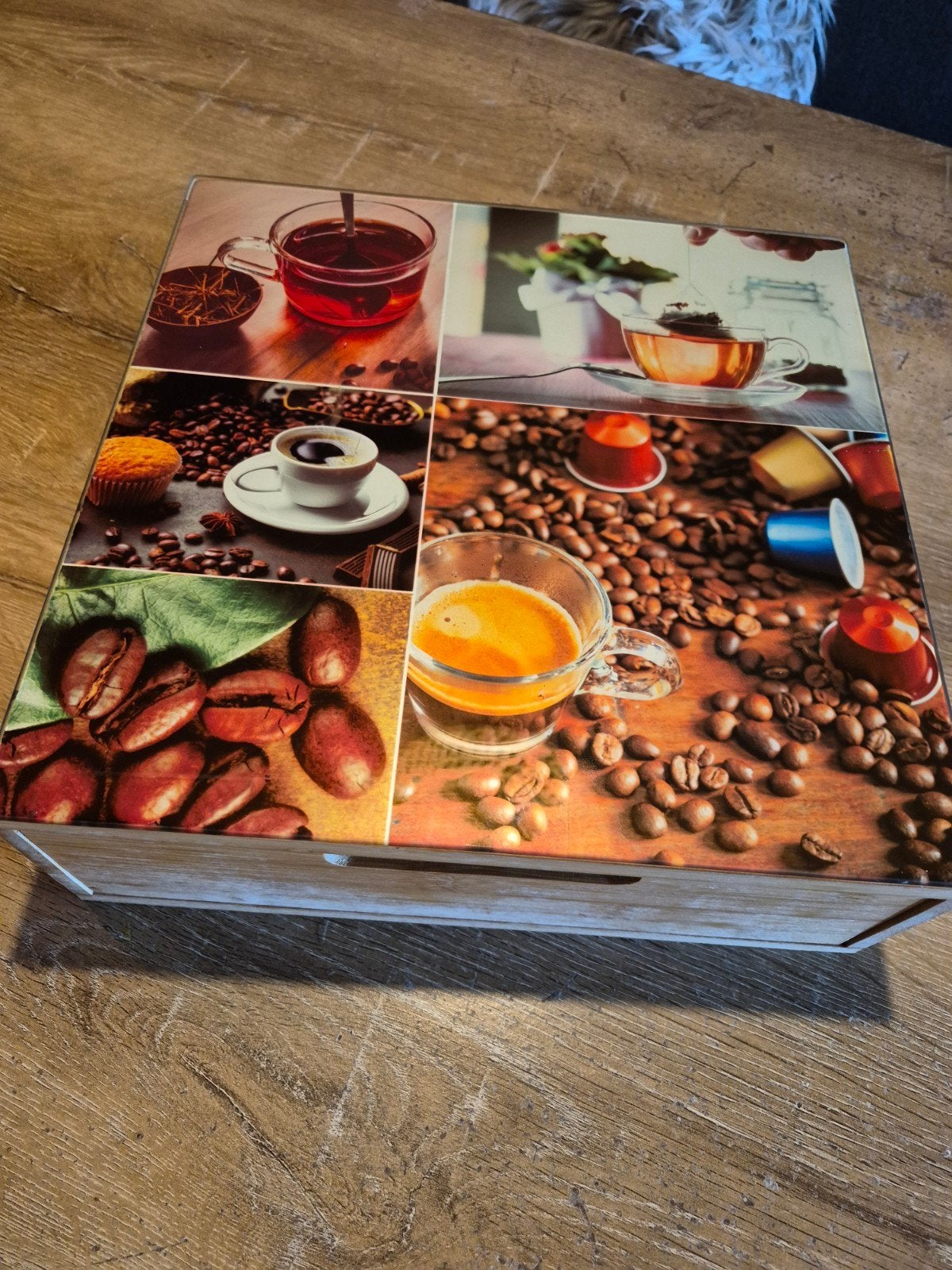 Mooi koffiekub's houder, Ophalen of Verzenden, Zo goed als nieuw