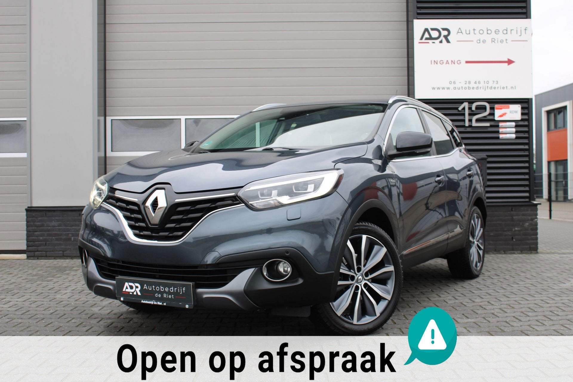Renault Kadjar 1.2 TCe BOSE/LEDER/LED KOPLAMPEN/TREKHAAK/PDC, Auto's, Renault, Bedrijf, Te koop, Kadjar, ABS, Airbags, Airconditioning
