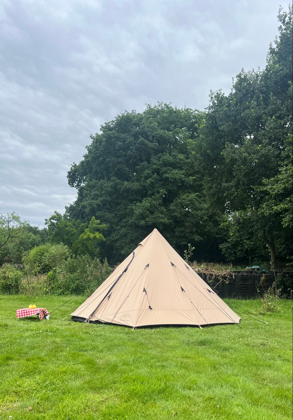 Bardani Taiga 320 RSTC tipi tent - Ruime 4-persoons tent, Caravans en Kamperen, Ophalen, Gebruikt, Tot en met 4