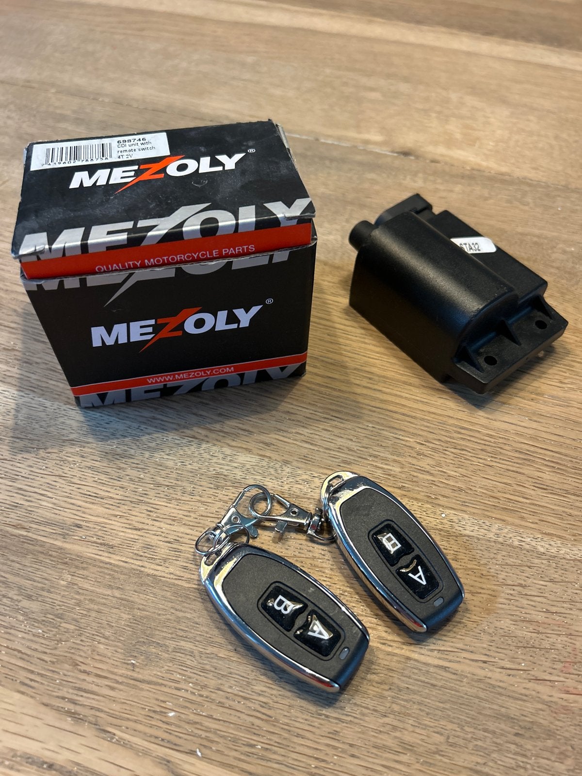 Mezoly CDI unit met afstandsbediening voor 4 takt 2V, Ophalen of Verzenden, Nieuw