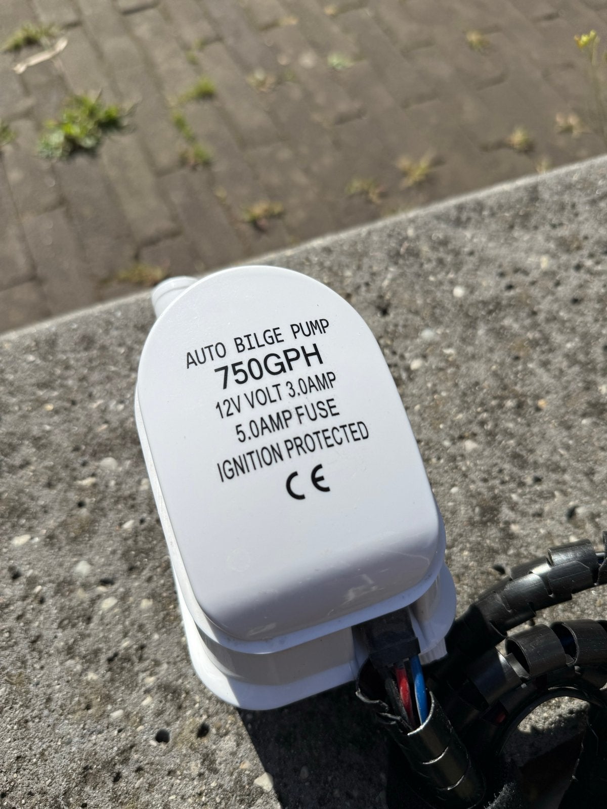 Automatische Bilgepomp 750 GPH 12V, Watersport en Boten, Ophalen of Verzenden, Nieuw, Motor en Techniek