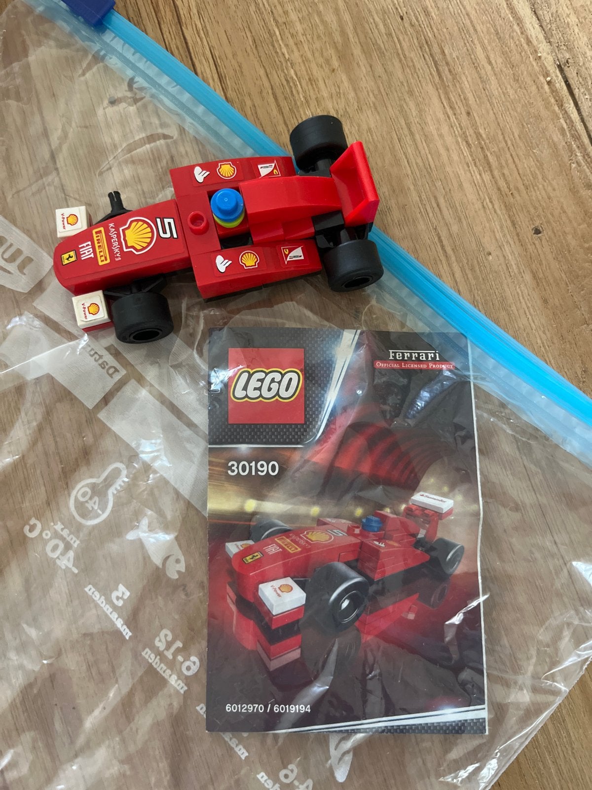 Lego Ferrari Formule 1 auto (set 30190), Ophalen, Overige thema's, Lego, Zo goed als nieuw