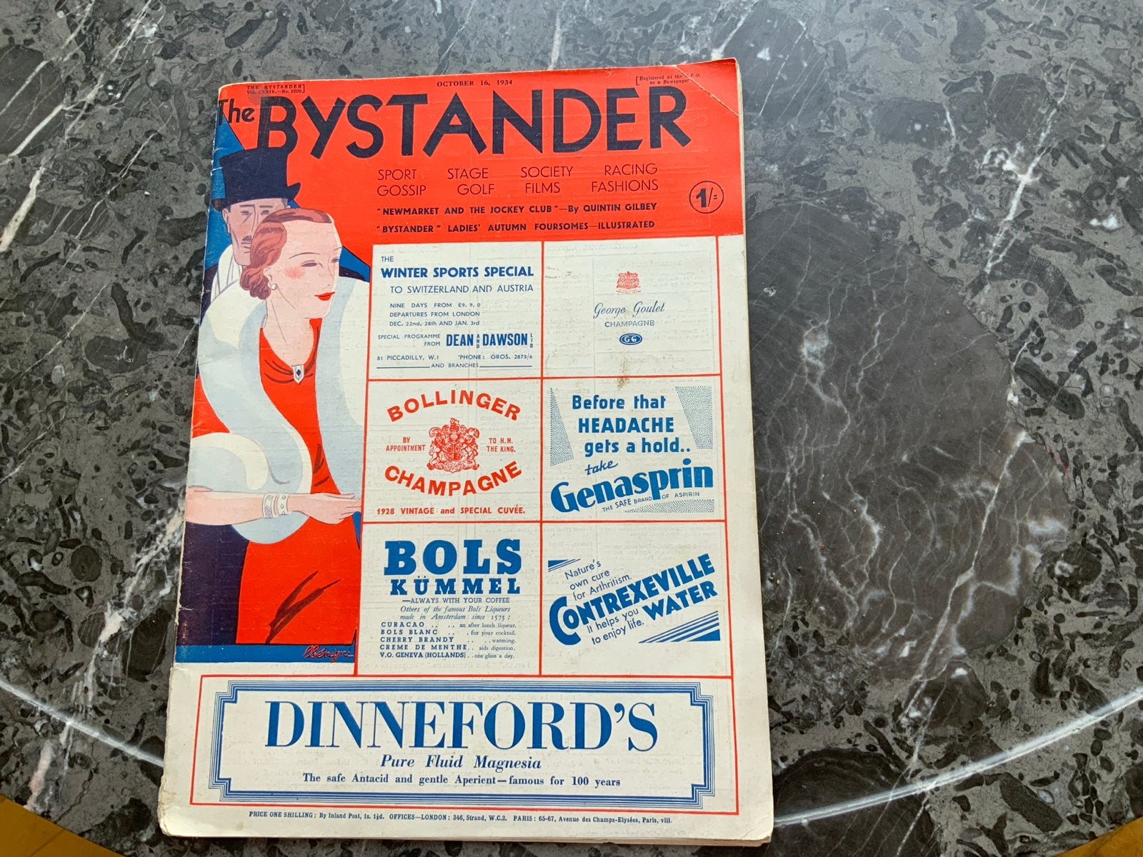 The Bystander Magazine - 1934 Vintage Tijdschrift, Ophalen of Verzenden, Gelezen, Overige typen