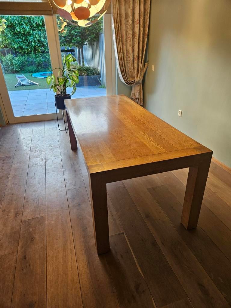 De Bommel Havana Eettafel - Robuust Eikenhout, Ophalen, Gebruikt, 100 tot 150 cm, Modern, Robuust, Landelijk