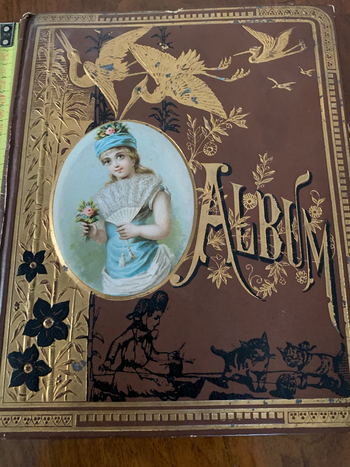 Antiek victoriaans scrap album, Antiek en Kunst, Ophalen of Verzenden