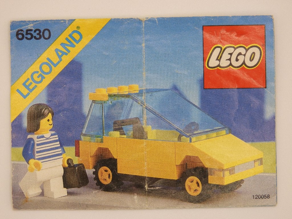 Lego 6530 Vintage Sport Coupe (City Car), Compleet, Gebruikt, Lego, Ophalen of Verzenden