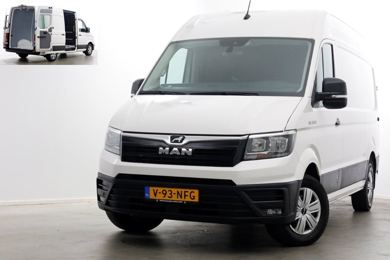 MAN TGE 3.140 2.0 140pk L3H3 (L2H2) Airco/Navi/Camera 07-202, Auto's, Dealer onderhouden, Gebruikt, Euro 6, 4 cilinders
