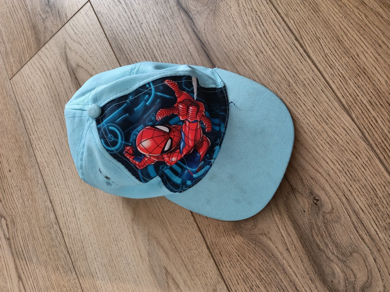 Spiderman pet - gebruikt met vlek, Ophalen, Gebruikt, Jongetje, Pet