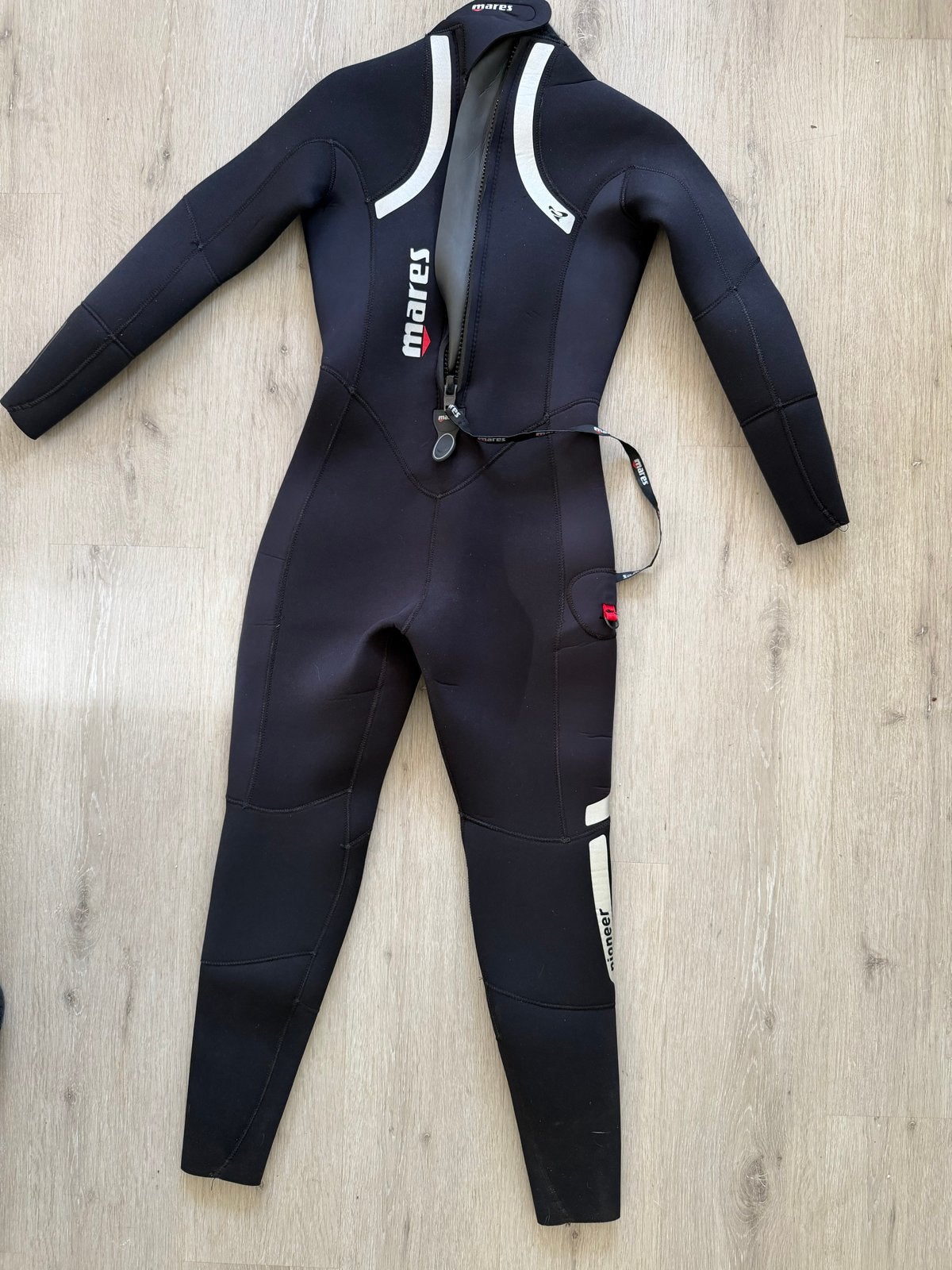 Mares Pioneer Duikpak wetsuit- Zwart, Maat S/M, Ophalen of Verzenden, Zo goed als nieuw, Duikpak