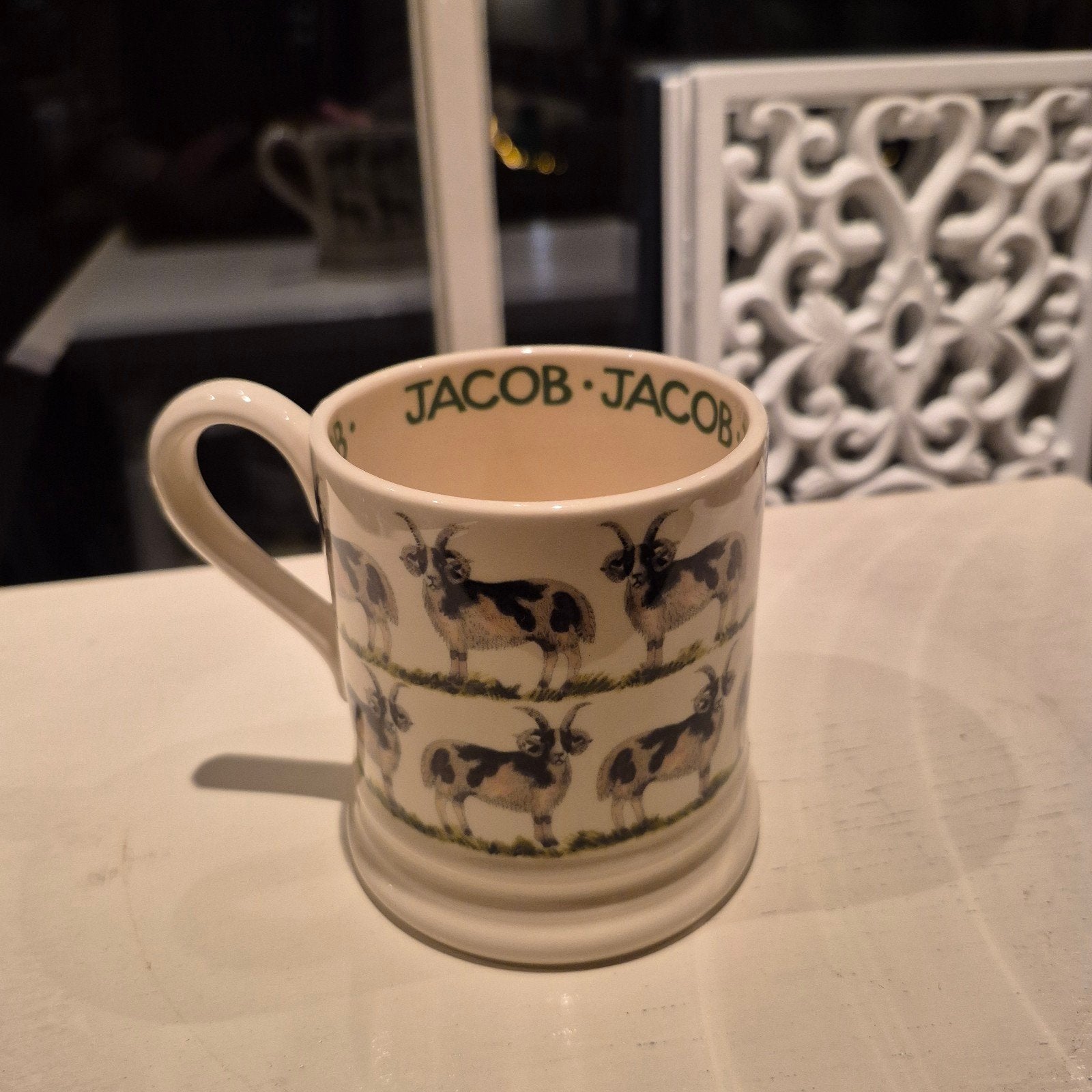 Emma Bridgewater mok 0.5 1/2pt Jacob sheep schaap nieuw, Nieuw, Emma Bridgewater, Overige stijlen, Aardewerk