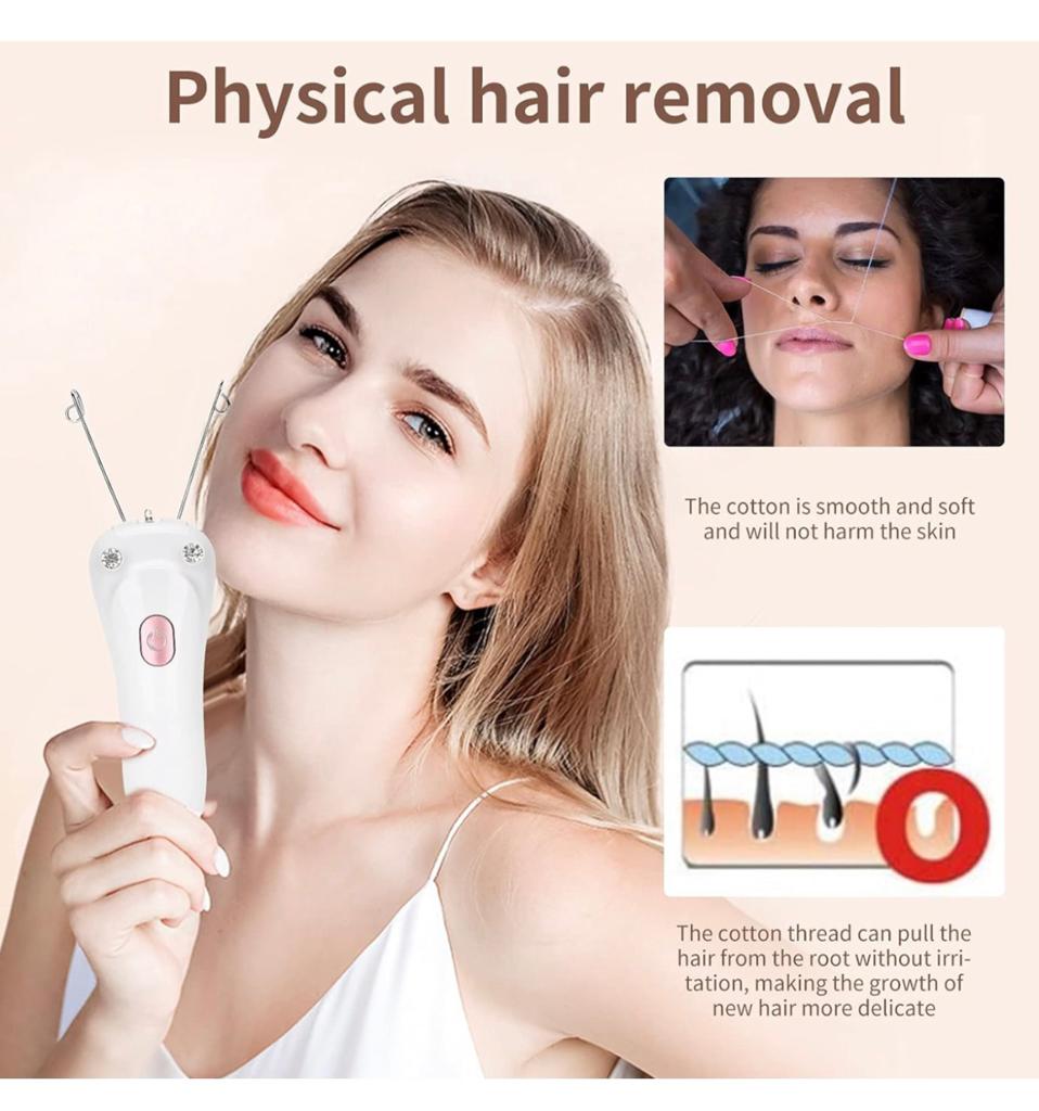 Pijnloos Epilator elektrische haarverwijderaar gezicht benen, Gehele gezicht, Overige typen, Nieuw, Ophalen of Verzenden