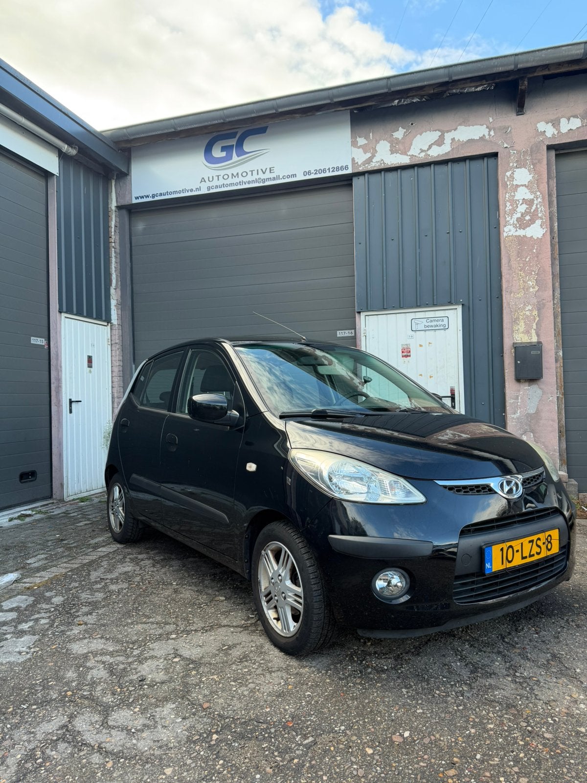 Hyundai i10 1.1 I 5DR 2010 Zwart, Voorwielaandrijving, 31 €/maand, 4 cilinders, 400 kg