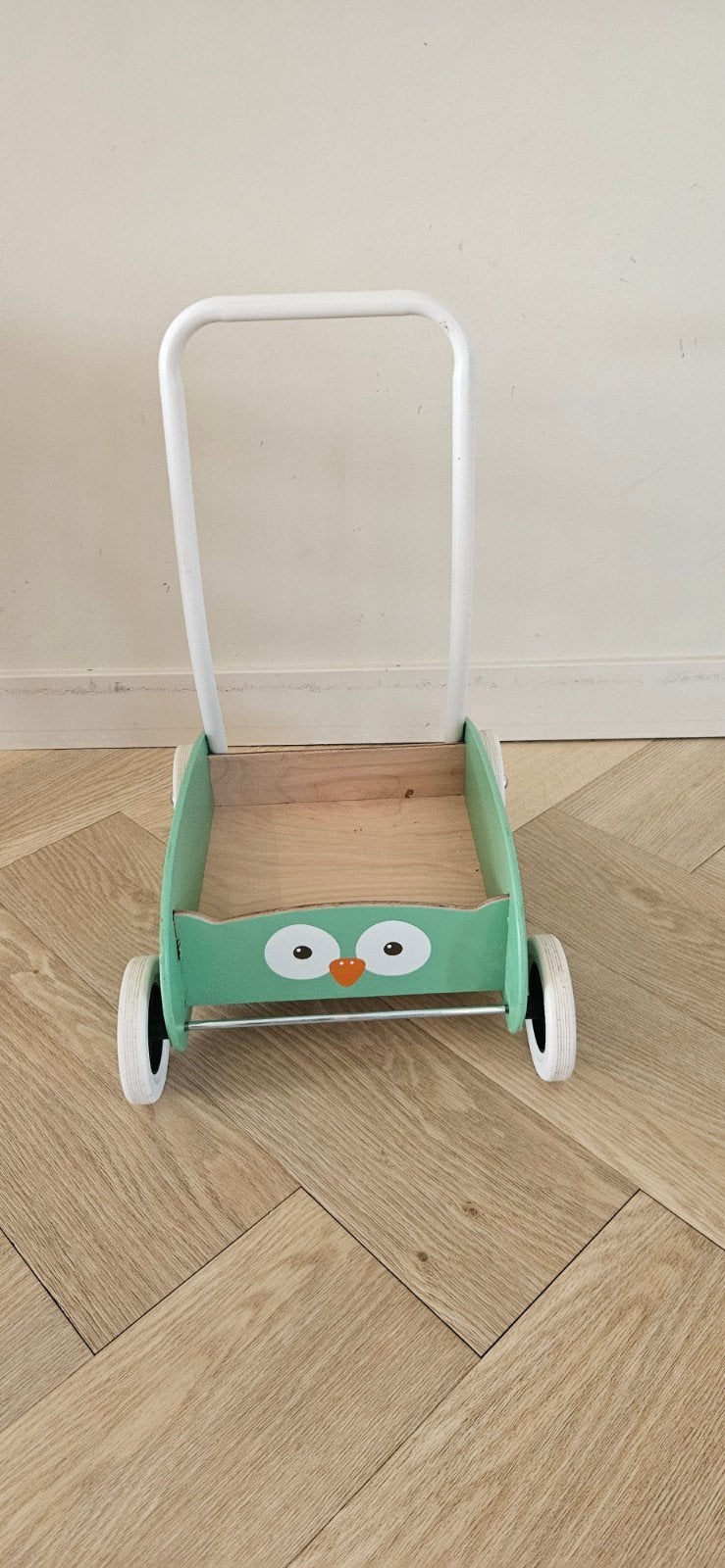 Houten loopwagen uil - IKEA, Ophalen of Verzenden, Gebruikt, Jongen of Meisje