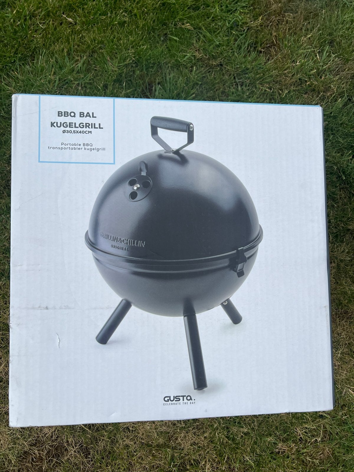 Gusta Draagbare BBQ Kogelgrill - Nieuw in doos, Ophalen of Verzenden, Nieuw