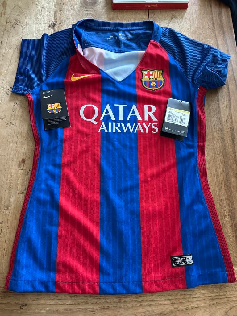 FC Barcelona Thuisshirt Nike Qatar Airways Nieuw, Maat 38/40 (M), Blauw, Overige typen, Nieuw