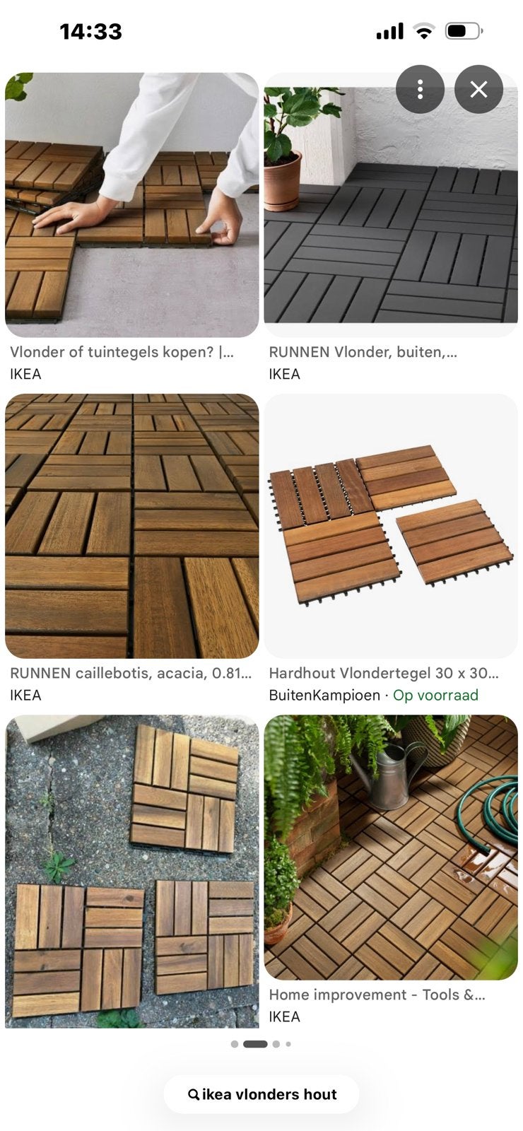 2 pakken nieuwe vlonders en +/-  3 gebruikt, Tuin en Terras, Ophalen of Verzenden, Zo goed als nieuw, Hout