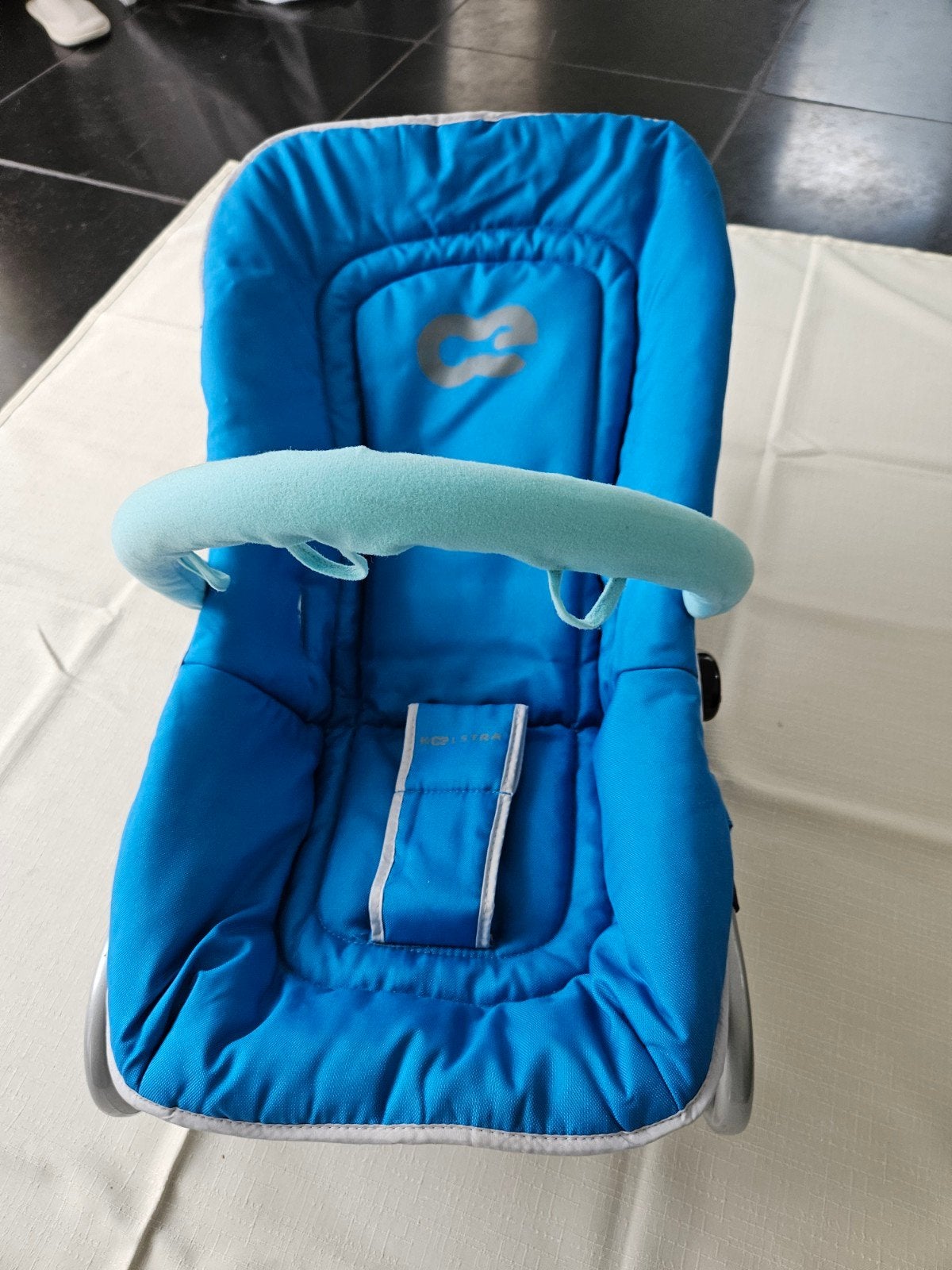 Koolstra Wipstoel - Blauw, Verstelbaar en met Gordel, Ophalen, Zo goed als nieuw, Verstelbaar