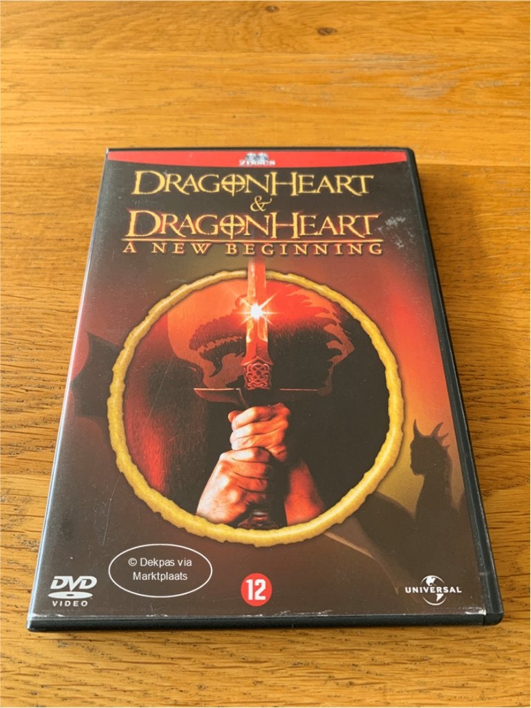 Dvd's Dragonheart & Dragonheart a New Beginning - 2-Disc, Cd's en Dvd's, Vanaf 12 jaar, Ophalen of Verzenden, Gebruikt