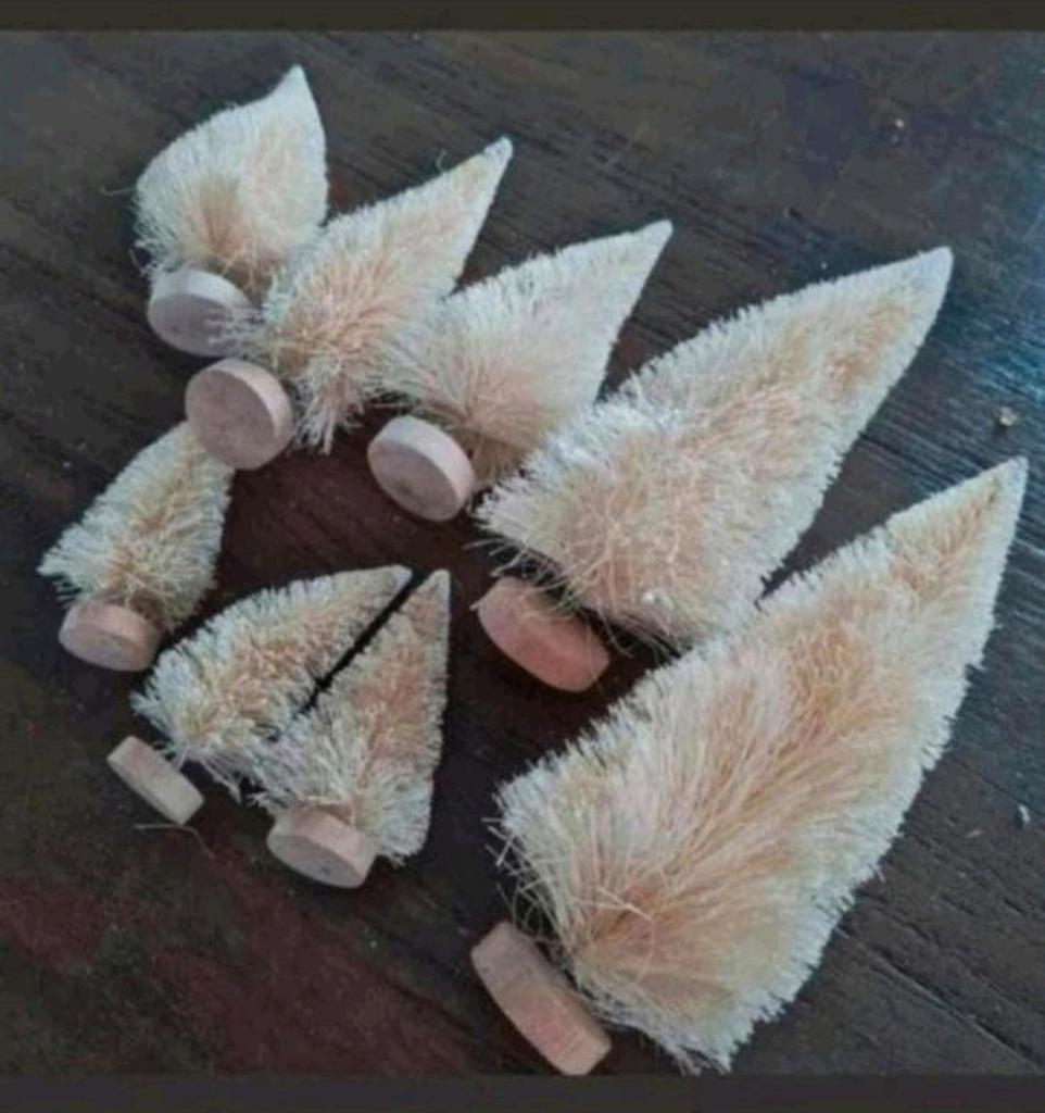 Kerstboompjes 8x decoratie. Nieuw, Ophalen of Verzenden, Nieuw