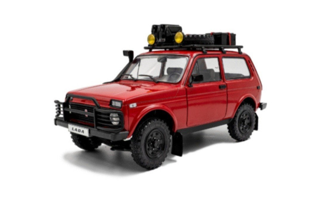 1:18 Lada Niva met dakdrager uit 1980 Solido, Ophalen of Verzenden, Nieuw, Auto, Solido