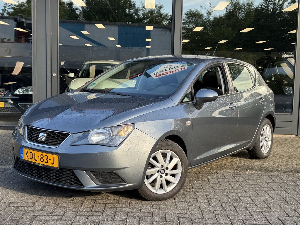 SEAT Ibiza 1.0 MPI Reference 2017 5-Deurs. Clima/Cruise cont, Auto's, Voorwielaandrijving, Stof, Gebruikt, Euro 6