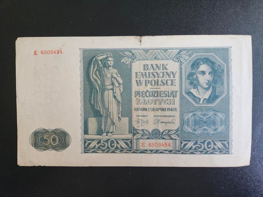 Polen pick 102 1941 klein scheurtje, Ophalen of Verzenden, Polen, Los biljet