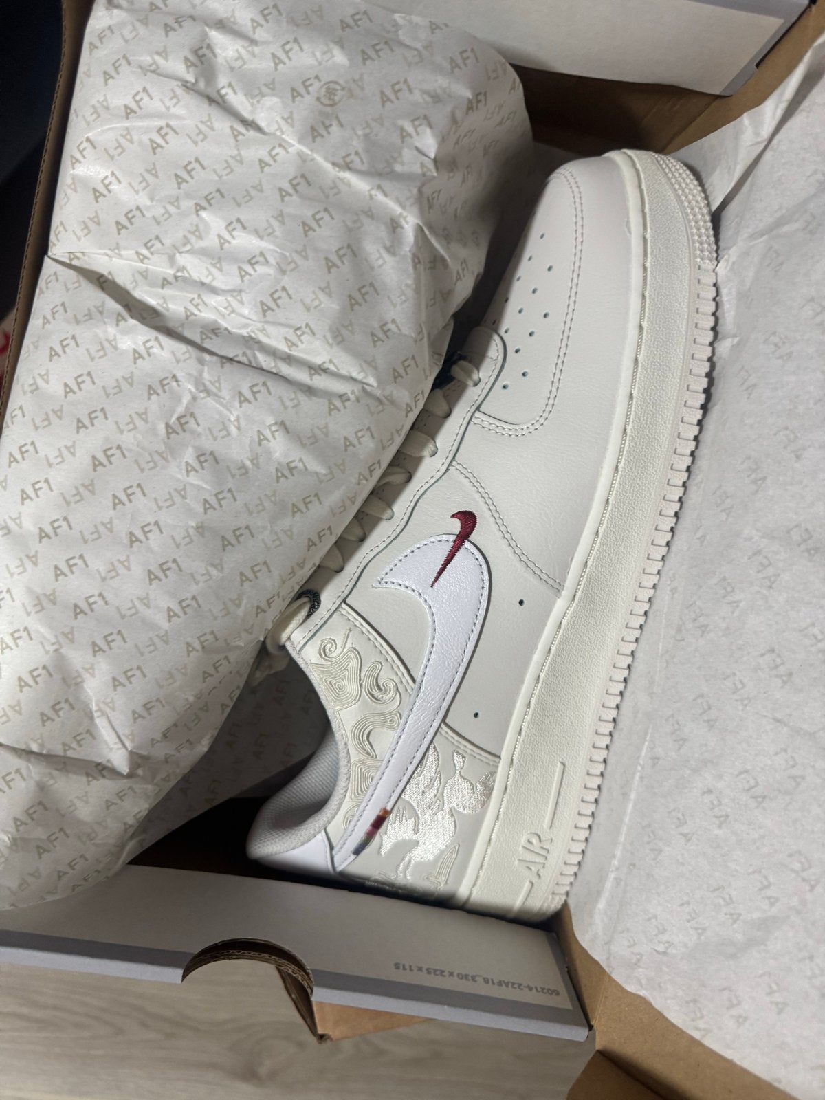 Nike Air Force 1 '07 Phantom/White/Sail/Phantom, Ophalen of Verzenden, Nieuw, Wit, Sneakers of Gympen