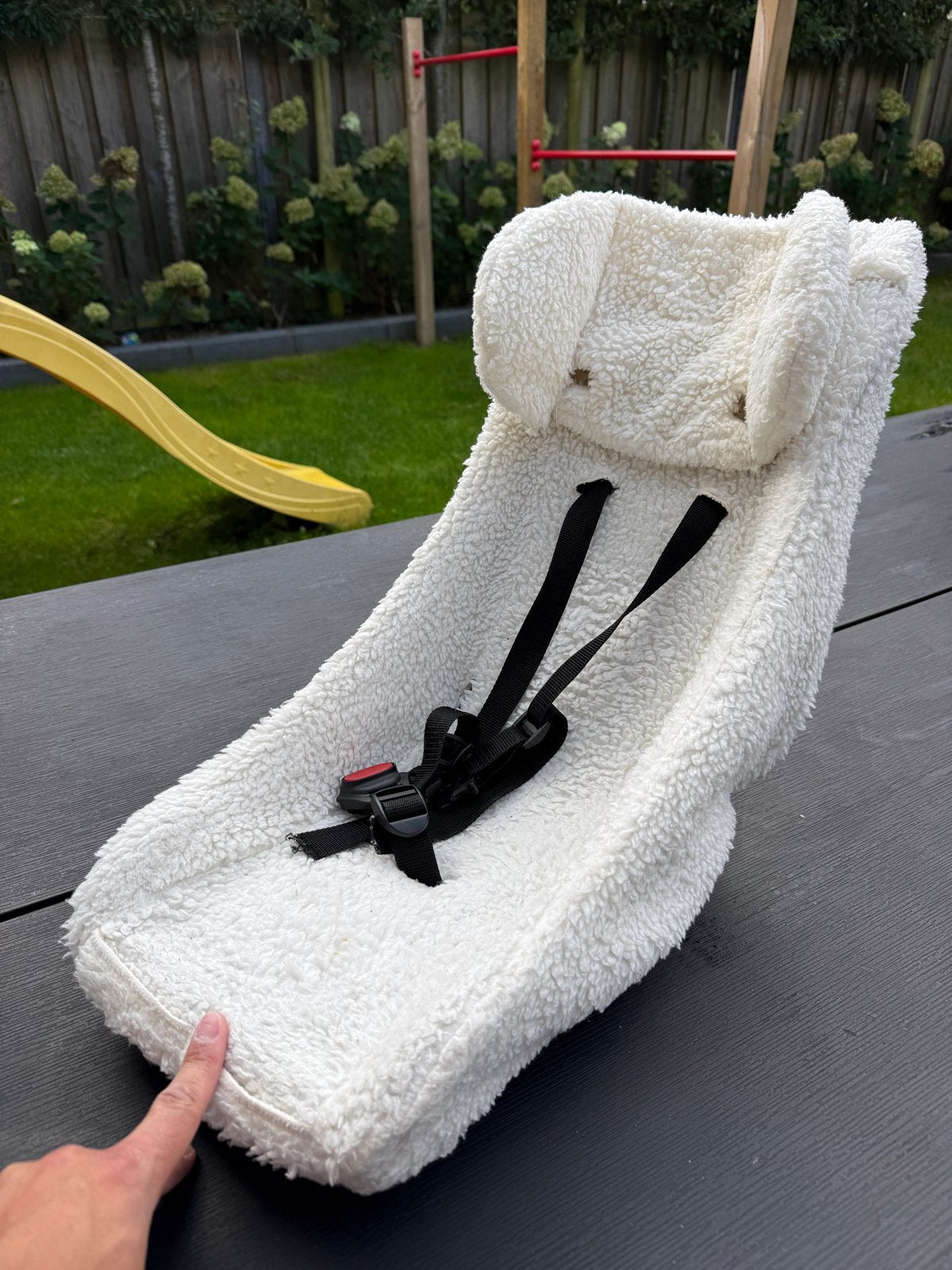 Melia Babyschaal voor Bakfiets - Zo goed als nieuw, Ophalen of Verzenden, Zo goed als nieuw, 0 t/m 10 kg, Voorzitje