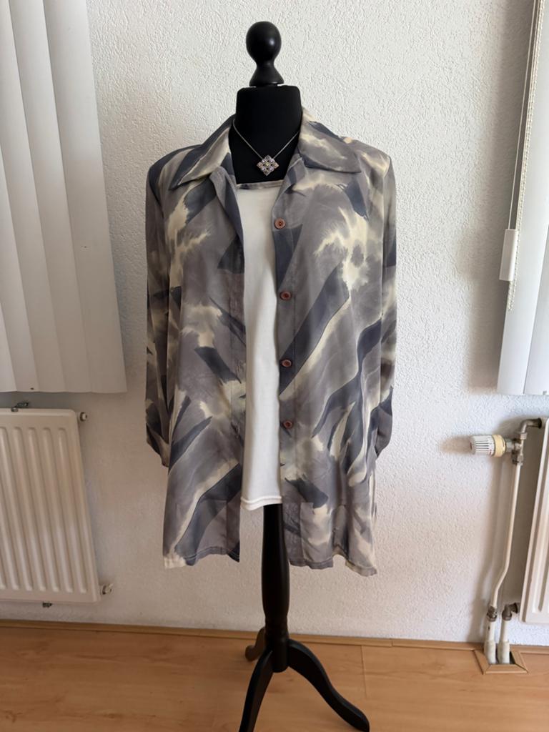 Mega New Paris Blouse met Top Maat 50/52 - ZGAN, Kleding | Dames, Grote Maten, Ophalen of Verzenden, Zo goed als nieuw, Overige kleuren