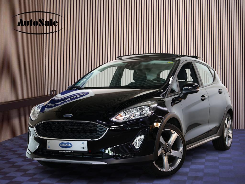 Ford Fiesta 1.0 EcoBoost ACTIVE X DUURSTE UITV AUTOMAAT PANO, Gebruikt, Zwart, Origineel Nederlands, Bedrijf