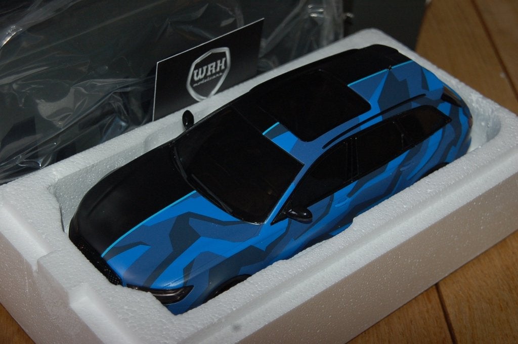 1:18 AUDI RS6 AVANT CAMOUFLAGE GT spirit GT799 WRH, Verzenden, Zo goed als nieuw, Auto, Overige merken