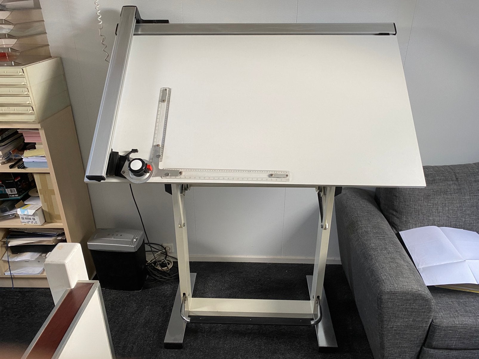 Tekentafel, hobbytafel, verstelbare tafel, Doe-het-zelf en Verbouw, Tekentafels, Ophalen, Zo goed als nieuw, Minder dan 130 cm