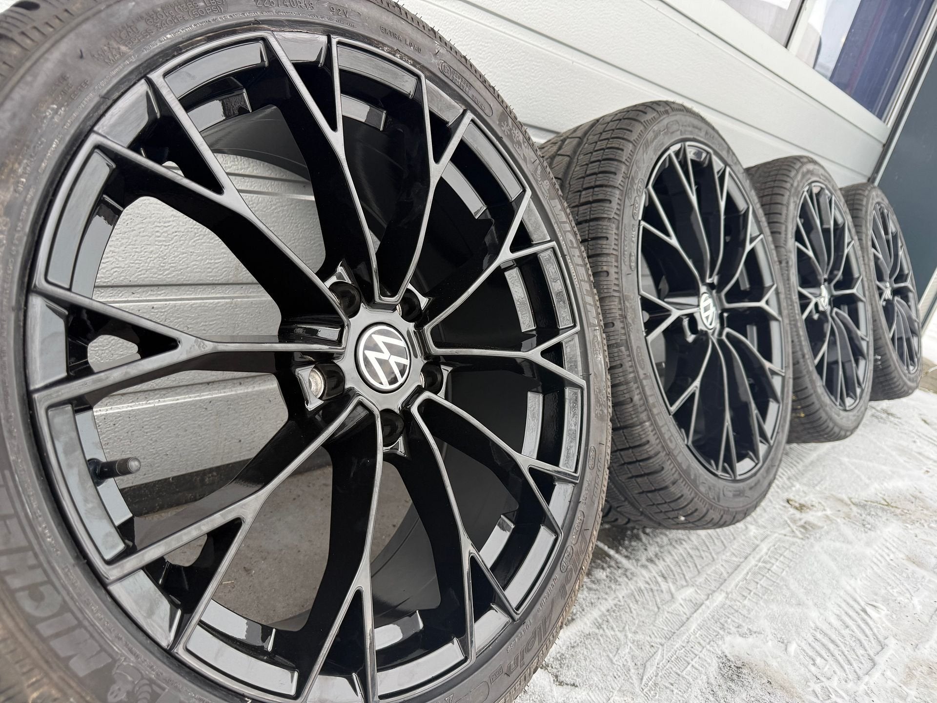 18 Golf 7 8 MK8 E-golf Touran Caddy Leon velgen winterbanden, Auto-onderdelen, Banden en Velgen, 18 inch, -, -, Banden en Velgen