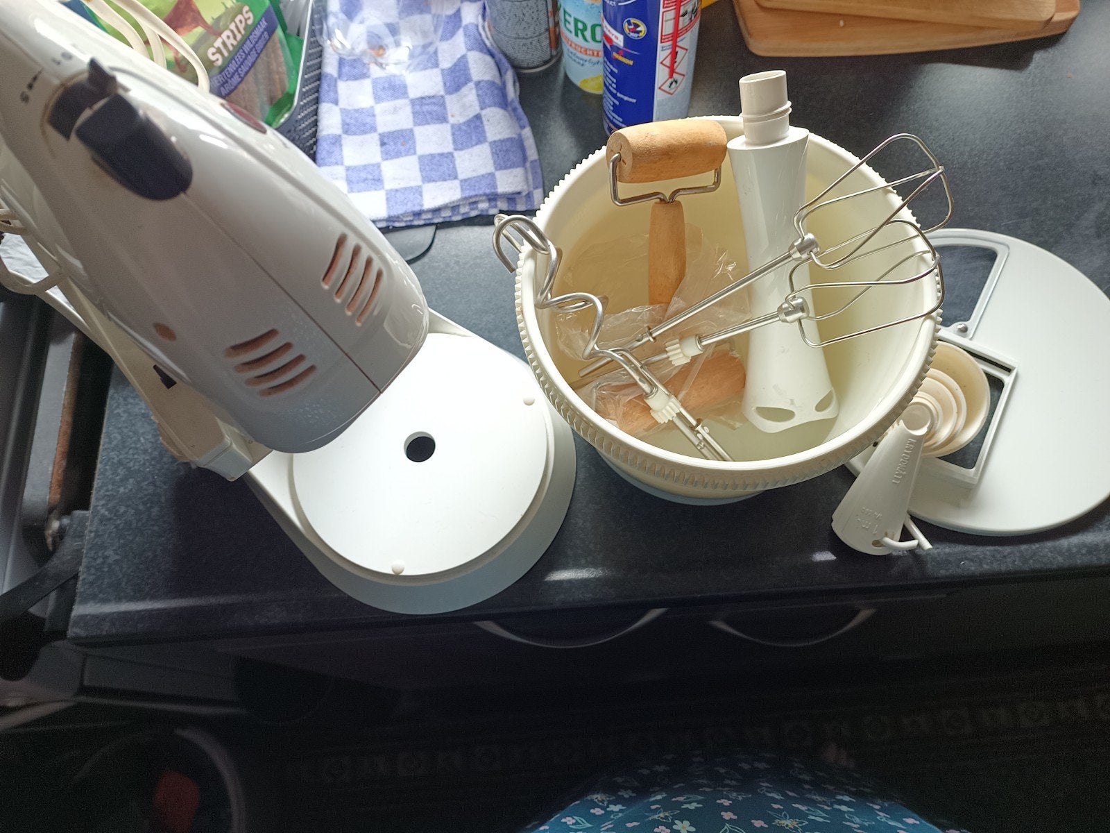 keuken mixer keukenmachine, 4 liter of meer, Ophalen of Verzenden, 3 snelheden of meer